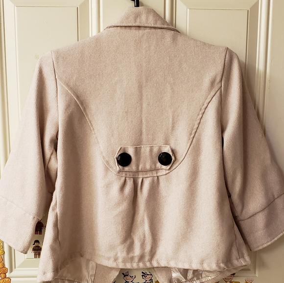 SWEATER TRENCH COAT / OUTER WEAR. - Picture 2 of 2